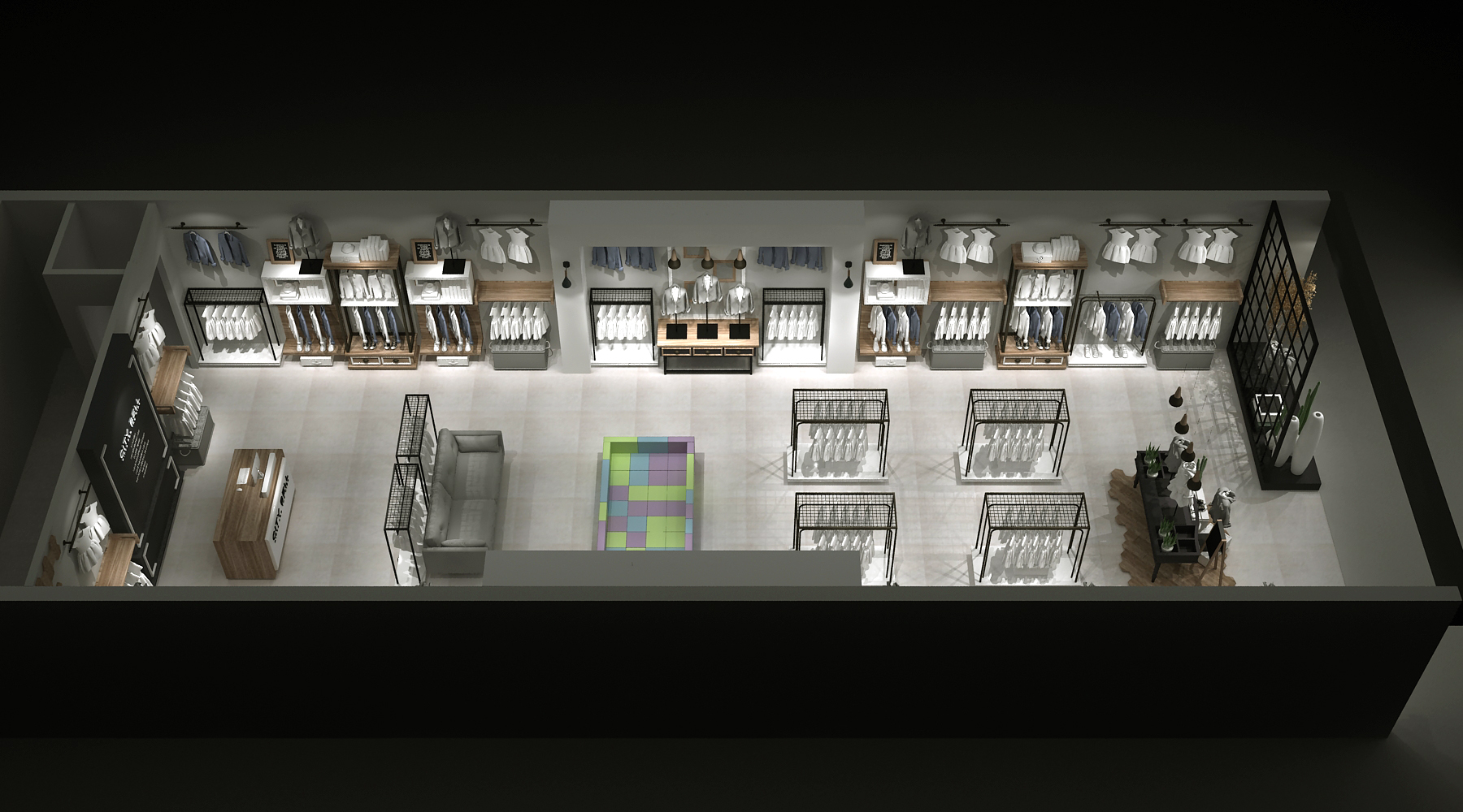 大唐女裝展柜設計案例(圖1)