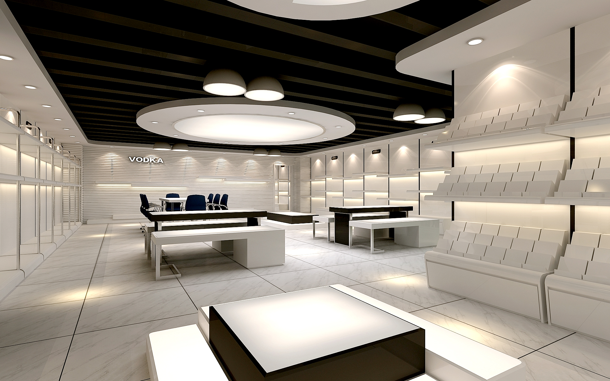 馬度加VODKA 展柜設(shè)計定做(圖2)