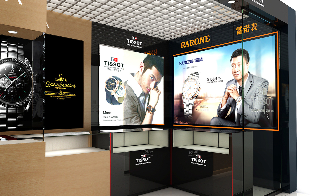 雷諾表專賣展柜設計裝修(圖2) 雷諾表專賣展柜設計裝修(圖2)