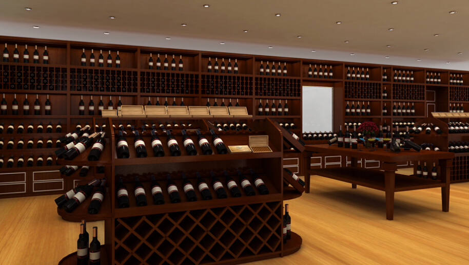 名煙名酒 展柜設(shè)計(jì)效果圖(圖2) 名煙名酒 展柜設(shè)計(jì)效果圖(圖2)