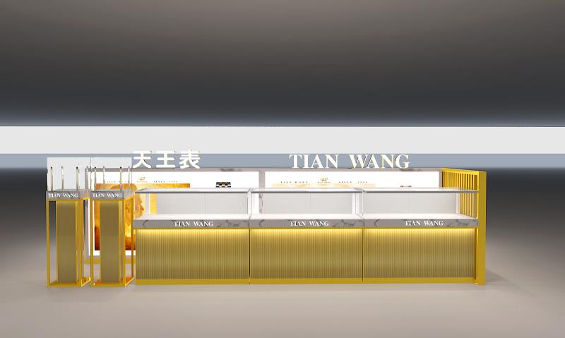 天王表展柜設(shè)計(jì)裝修方案(圖2)