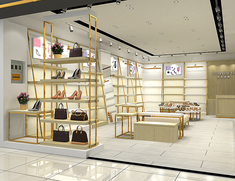 真皮女鞋展柜方案(圖2) 真皮女鞋展柜方案(圖2)